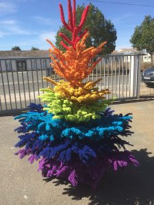 sapin nordmann floqué multicouleur ( prototype)