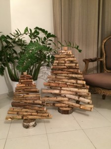 sapin noël bois articulé