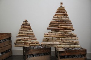 decoration noel sapin en bois