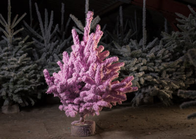 sapin-floqué-rose-pastel